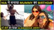 Nia Sharma Celebrates Mummy's Birthday On A Yacht | Inside Videos