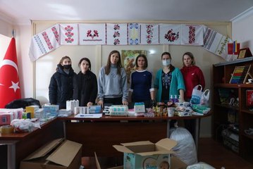 Ukraynalılar için başlatılan yardım kampanyasına İzmir'den destek