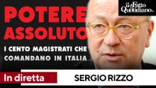 Sergio Rizzo presenta il libro-inchiesta "Potere assoluto". Segui la diretta