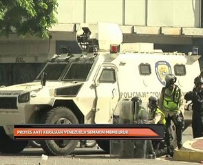 Protes anti kerajaan Venezuela semakin memburuk