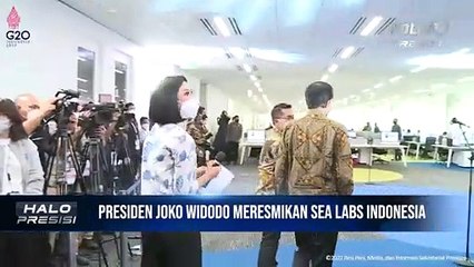 Presiden Jokowi Resmikan Sea Labs Indonesia