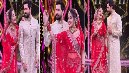 Smart Jodi: Monalisa ने फिर से पहना शादी का जोड़ा, लाल जोड़े में शर्माती दिखी भोजपुरी अदाकारा