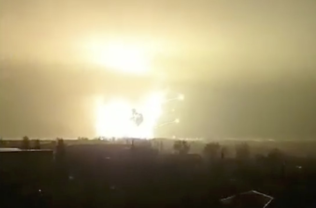 Enorme explosión en la ciudad ucraniana de Járkov