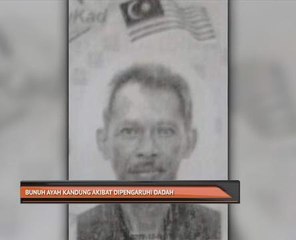 Bunuh ayah kandung akibat dipengaruhi dadah