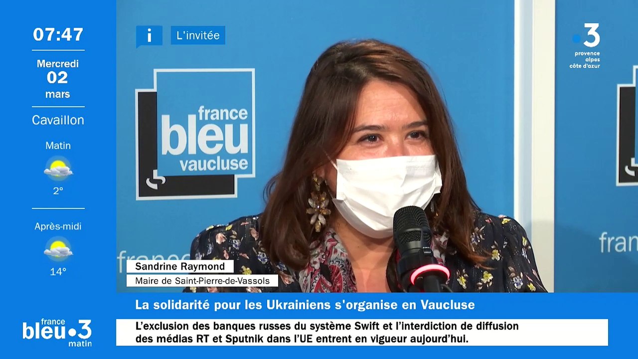 Sandrine Raymond, invitée de France Bleu Vaucluse