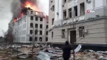 Son dakika haberi | Harkov'da emniyet ve üniversite binası vurulduHarkov'da son 24 saatte 21 kişi öldü, 112 kişi yaralandı