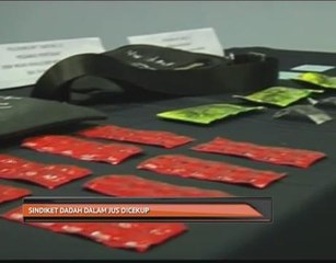 Sindiket dadah dalam jus dicekup