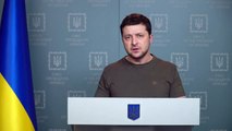 Dans une vidéo, le président ukrainien Volodymyr Zelensky accuse Moscou de chercher à 