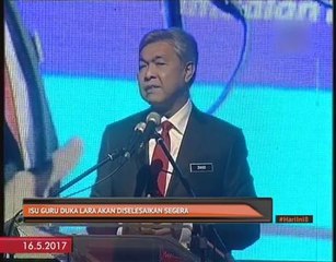 Isu guru duka lara akan diselesaikan segera