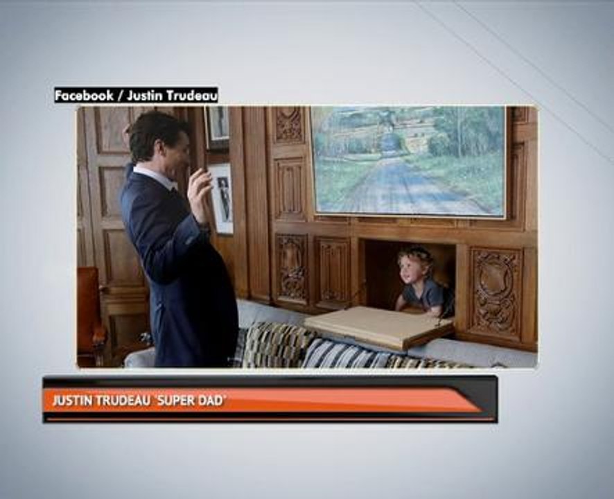 Justin Trudeau 'Super Dad'