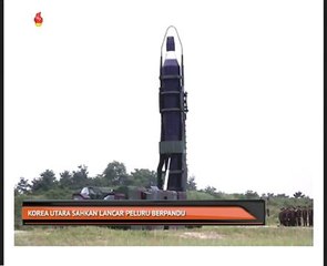 Korea Utara sahkan lancar peluru berpandu