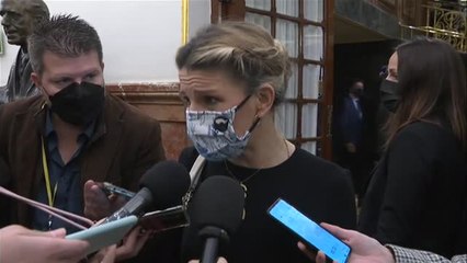 Yolanda Díaz: "La respuesta del Gobierno de España en Ucrania es absolutamente coherente"