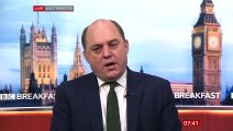 BBC Breakfast - Defence Secretary Ben Wallace MP tells #BBCBreakfast, if there is evidence that war crimes have been committed in Ukraine, the West will prosecute Russia’s political and military leaders