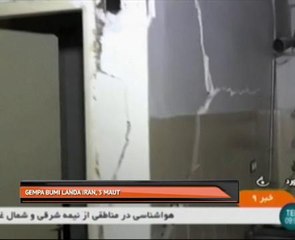 Gempa bumi landa Iran, 3 maut