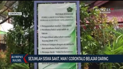 Sejumlah Siswa Sakit ,Man 1 Kota Gorontalo Belajar Daring 100 Persen