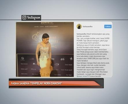 Fasha Sandha tempelak Nora Danish?