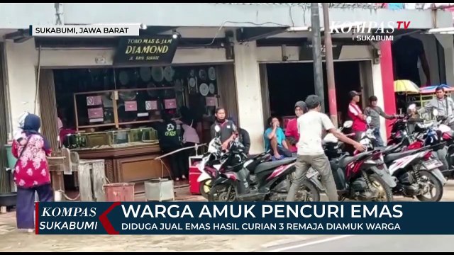 Diduga Jual Emas Hasil Curian 3 Remaja Diamuk Warga