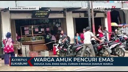Diduga Jual Emas Hasil Curian 3 Remaja Diamuk Warga