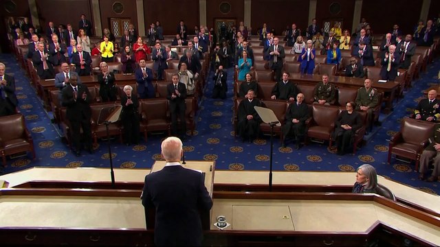 Rede zur Lage der Nation: Parteiübergreifender Beifall für Joe Biden