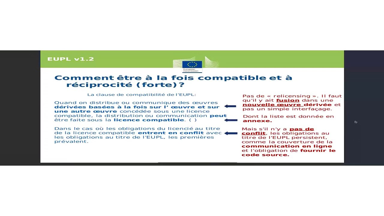Atelier BlueHats : présentation de la licence européenne publique EUPL
