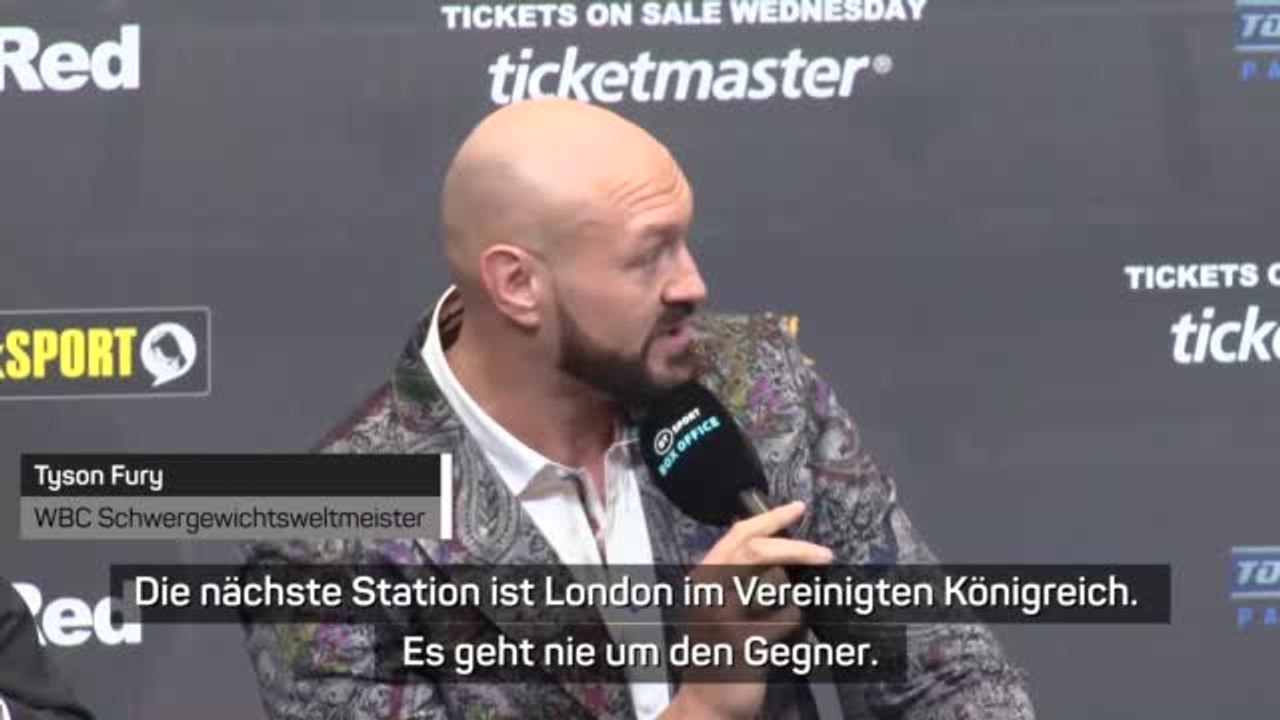Fury vor whyte-kampf: "schlage mother****er k. o."