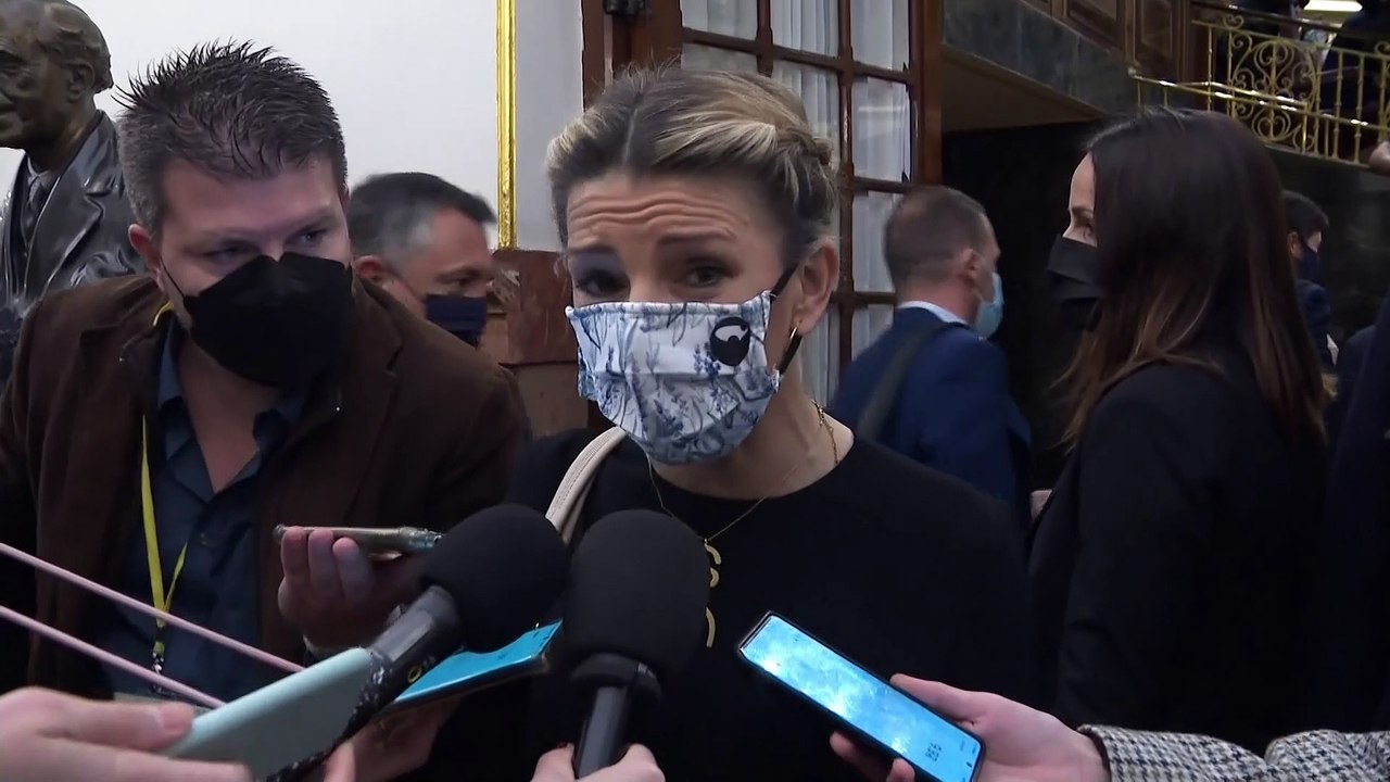 Yolanda Díaz dice que el Gobierno compartirá todas las medidas "eficaces" para parar la guerra