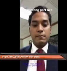 Khairy Jamaluddin lakukan 'spot check'