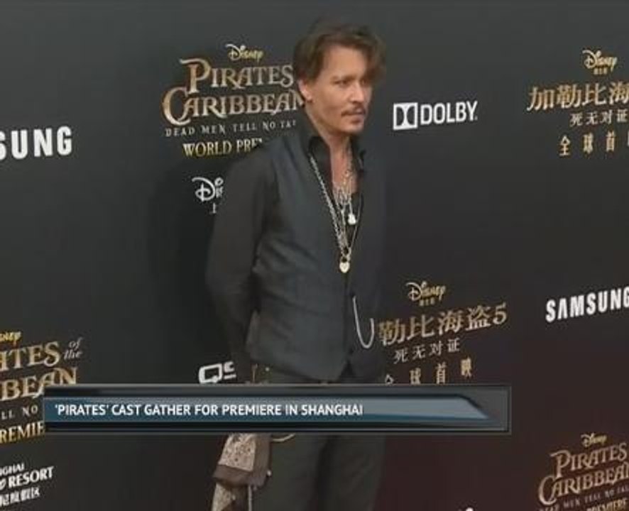 'Pirates' cast gather for premiere in Shanghai