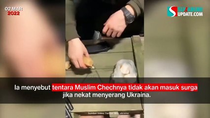Militer Ukraina Olesi Peluru Pakai Lemak Babi untuk Lawan Tentara Muslim Chechnya