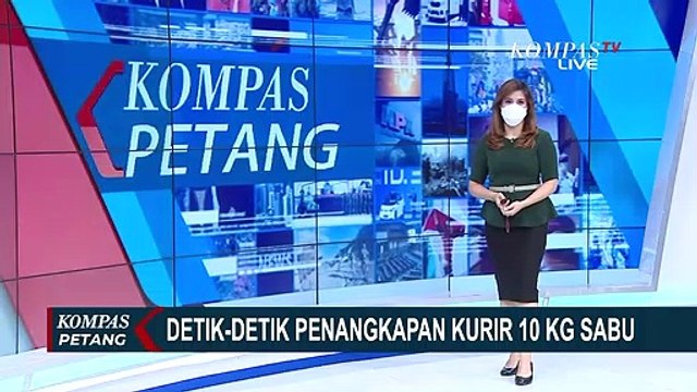 Detik-detik Penangkapan Kurir Narkoba, Polisi Sita 10 KG Sabu yang Diduga Berasal dari Malaysia!