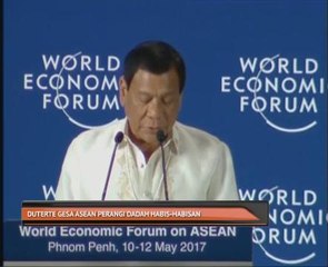 Duterte gesa ASEAN perangi dadah habis-habisan