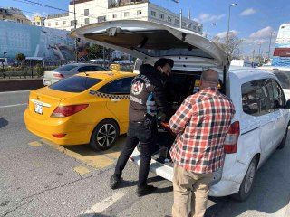 Eminönü'nde taksicilere ceza yağdı