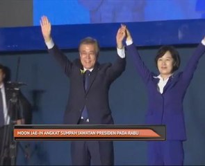 Moon Jae-In angkat sumpah jawatan presiden pada Rabu