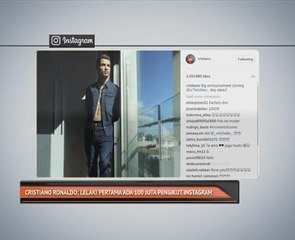 Cristiano Ronaldo; lelaki pertama ada 100 juta pengikut di Instagram