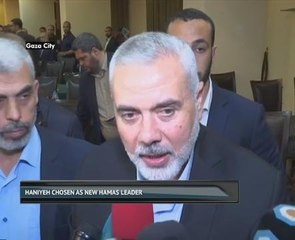 Haniyeh chosen as new Hamas leader