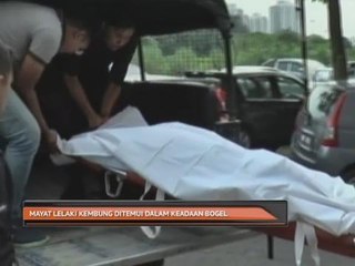 Mayat lelaki kembung ditemui dalam keadaan bogel