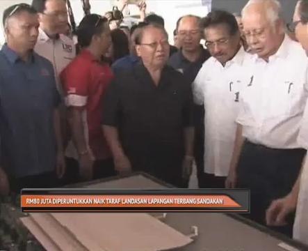 RM80 juta diperuntukkan naik taraf landasan Lapangan Terbang Sandakan