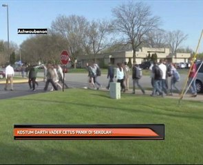 Kostum Darth Vader cetus panik di sekolah