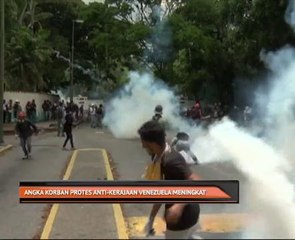 Angka korban protes anti-kerajaan Venezuela meningkat