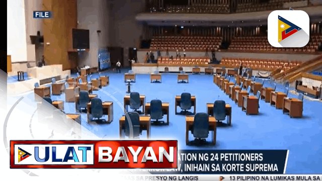 Motion for reconsideration ng 24 petitioners kaugnay ng Anti-Terror Law, inihain sa Korte Suprema