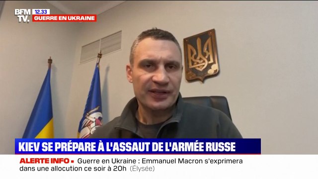 Guerre en Ukraine: Nous préparons et défendrons notre ville , assure Vitaly Klitschko, maire de Kiev