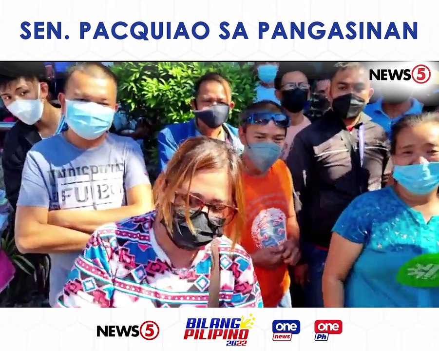Pacquiao, nag-ikot sa Pangasinan
