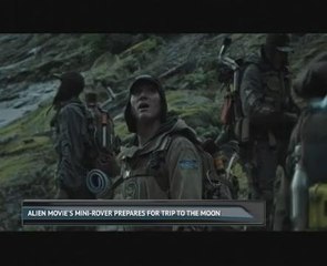 Alien movie's mini-rover prepares for trip to the moon