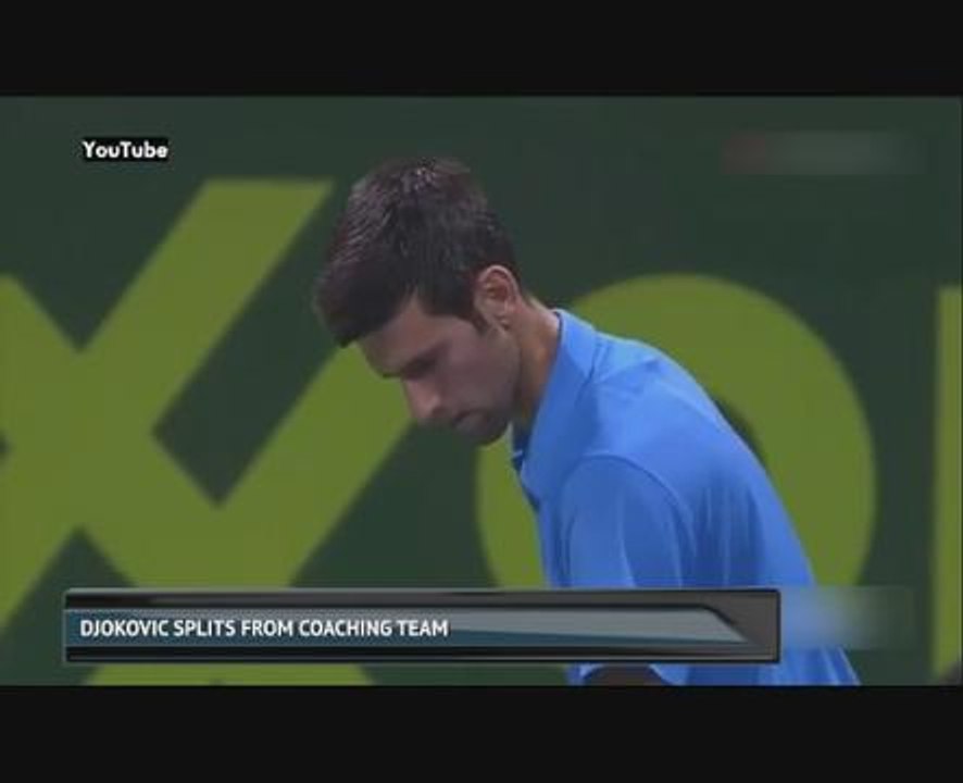 Djokovic splits from coaching team