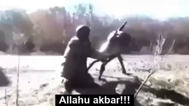 Havan topunu atarken “Allahu Ekber” diye bağıran Ukraynalı asker gündem oldu!