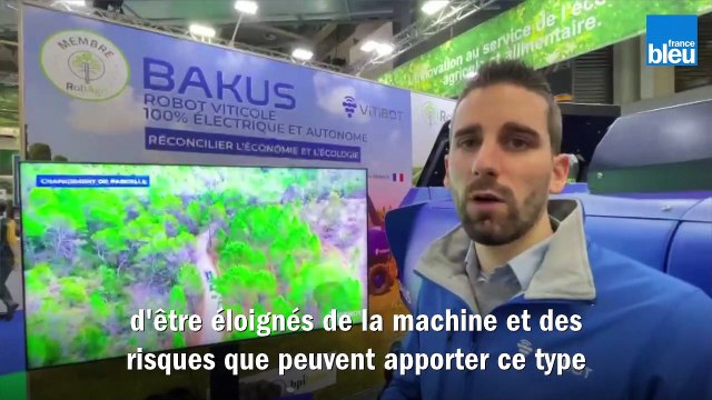 Innovation avec le robot Bakus au Salon de l'agriculture