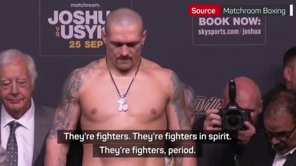 De la Hoya full of admiration for Ukraine's enlisting boxing champions