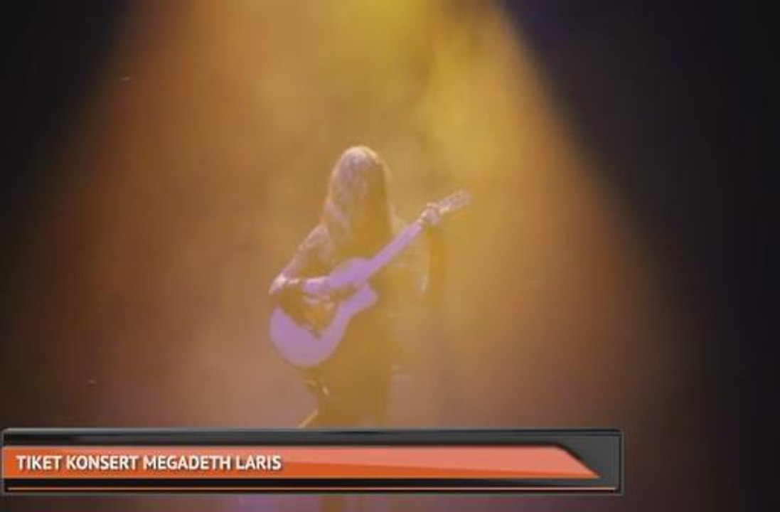 Tiket konsert Megadeth laris