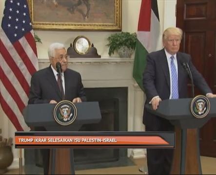 Trump ikrar selesaikan isu Palestin-Israel