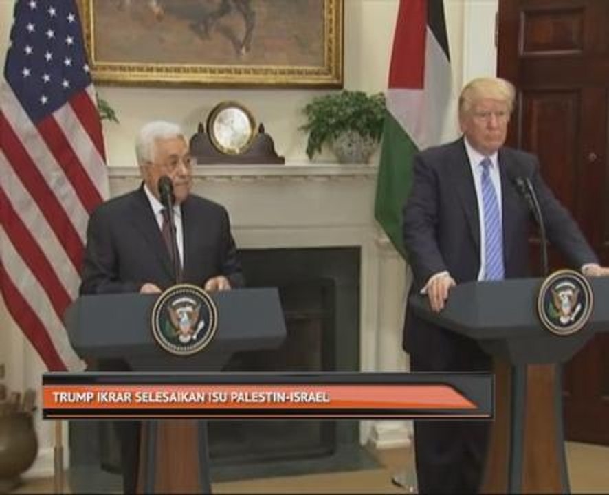 Trump ikrar selesaikan isu Palestin-Israel